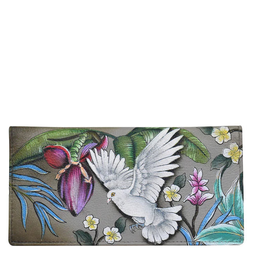 Anuschka Wings of Peace Checkbook Cover