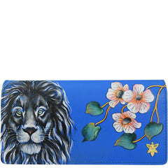 Anuschka Sapphire King Accordion Flap Wallet
