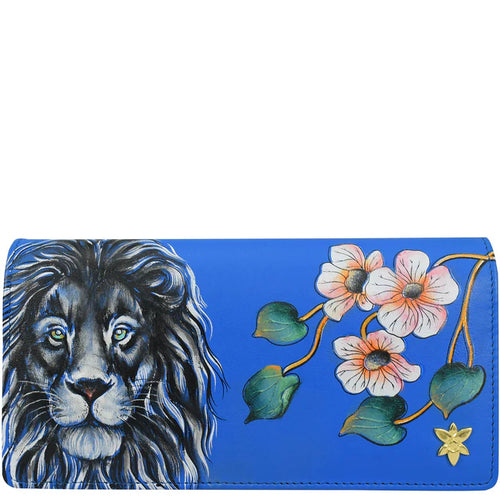 Anuschka Sapphire King Accordion Flap Wallet