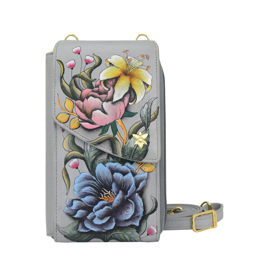 Anuschka Ethereal Garden Crossbody Phone Case