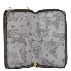 Anuschka Wings of Peace Crossbody Phone Case