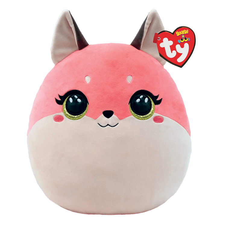 Squish-A-Boo - Roxie the Pink Fox 10" Plush