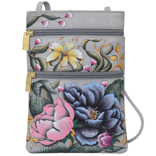 Anuschka Ethereal Garden Mini Travel Crossbody