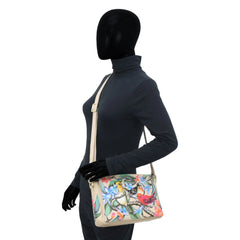 Anuschka Friendly Flock Organizer Crossbody