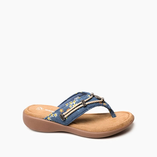 Minnetonka Silverthorne 360 Sandal - Floral Denim