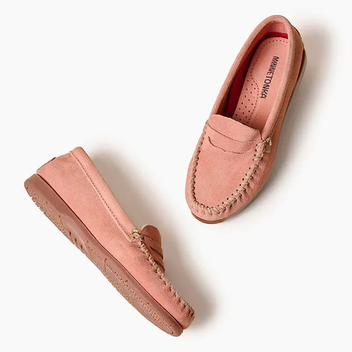 Minnetonka Women's Mellony Penny - Coral