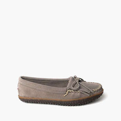 Minnetonka Kilty Tread Women's Moccasin - Gray