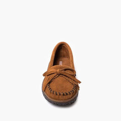 Minnetonka Kilty Tread Women's Moccasin - Brown