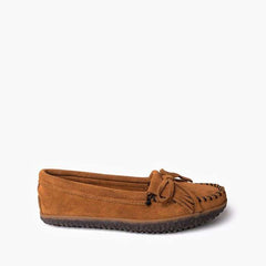 Minnetonka Kilty Tread Women's Moccasin - Brown