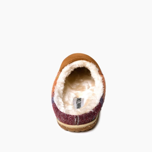 Minnetonka Tahoe Clog Slipper - Brown Multi