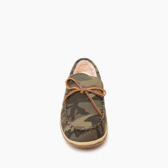 Minnetonka Tomm Slipper - Army Green