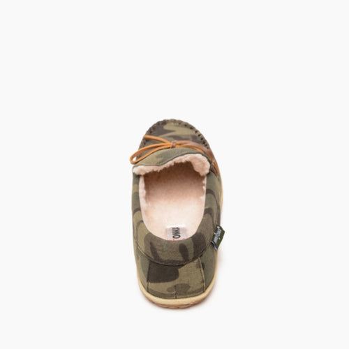 Minnetonka Tomm Slipper - Army Green