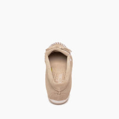 Minnetonka Kilty Plus Moccasin - Stone
