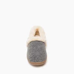 Minnetonka Dina Slipper - Gray Fleece