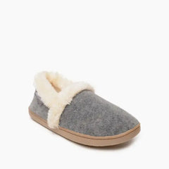 Minnetonka Dina Slipper - Gray Fleece