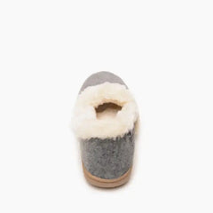 Minnetonka Dina Slipper - Gray Fleece