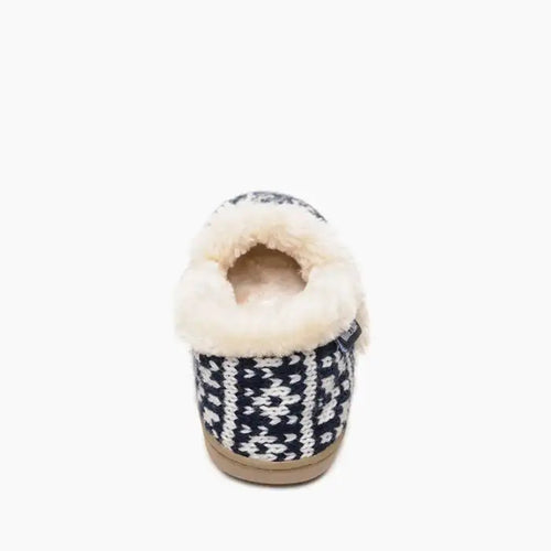 Minnetonka Dina Slippers - Navy Multi Color