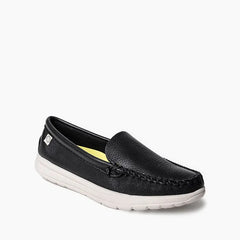 Minnetonka Women's Discover Deerskin - Black