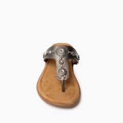 Minnetonka Brecca Sandal - Pewter