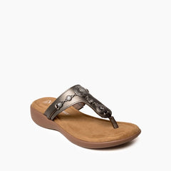 Minnetonka Brecca Sandal - Pewter