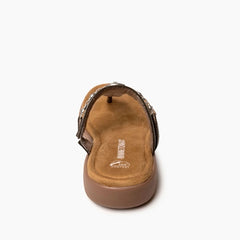 Minnetonka Brecca Sandal - Pewter