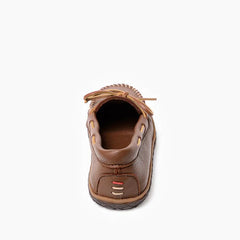 Minnetonka Women's Deerskin Tread - Caramel
