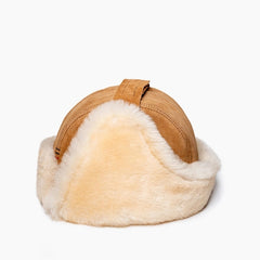 Minnetonka Sheepskin Bomber Hat - Tan
