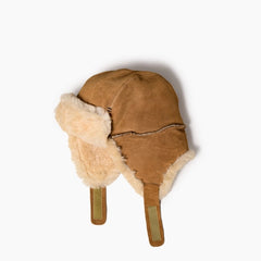 Minnetonka Sheepskin Bomber Hat - Tan