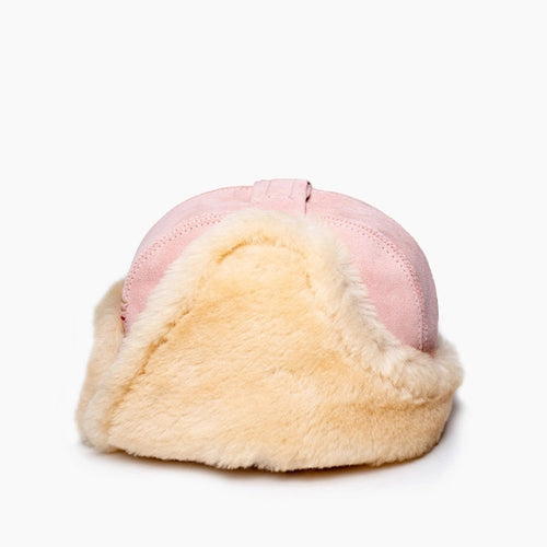 Minnetonka Sheepskin Bomber Hat - Pink