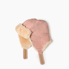 Minnetonka Sheepskin Bomber Hat - Pink