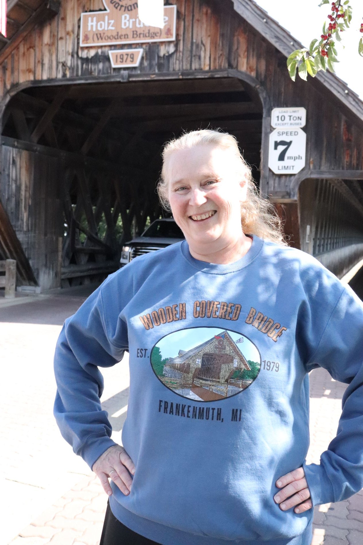 Covered Bridge Sweatshirt - Indigo – The Covered Bridge and 