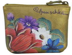 Anuschka Dreamy Floral Coin Pouch