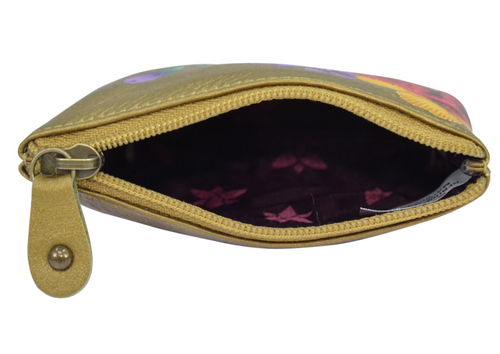 Anuschka Dreamy Floral Coin Pouch