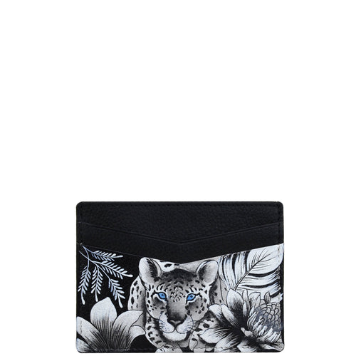 Anuschka Cleopatra's Leopard Credit Card Case