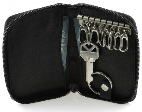 Osgoode Marley 8 Hook Zip Key Case with Valet Wallet