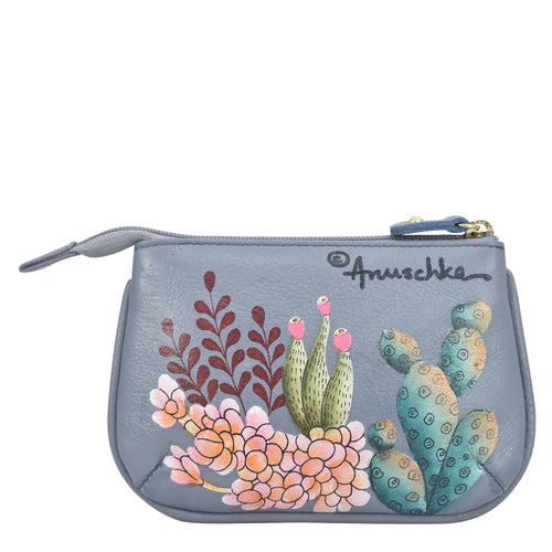 Anuschka Desert Garden Medium Coin Pouch