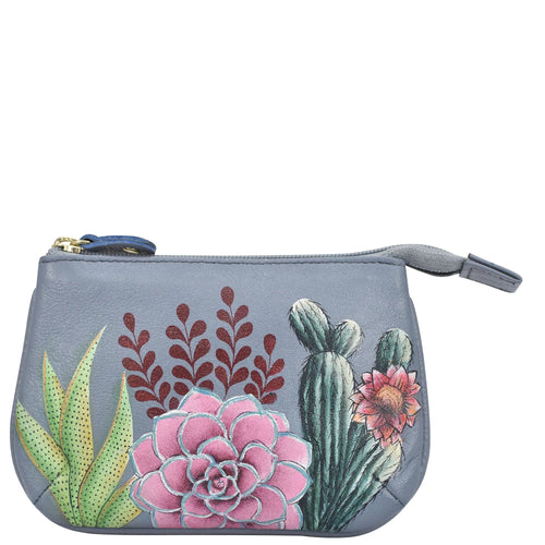 Anuschka Desert Garden Medium Coin Pouch