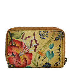 Anuschka Caribbean Garden Accordion Credit Card Holder