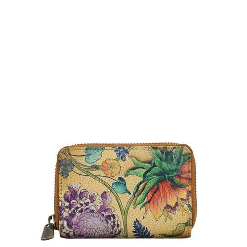 Anuschka Caribbean Garden Accordion Credit Card Holder