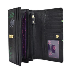 Anuschka Rainforest Beauties Accordion Flap Wallet