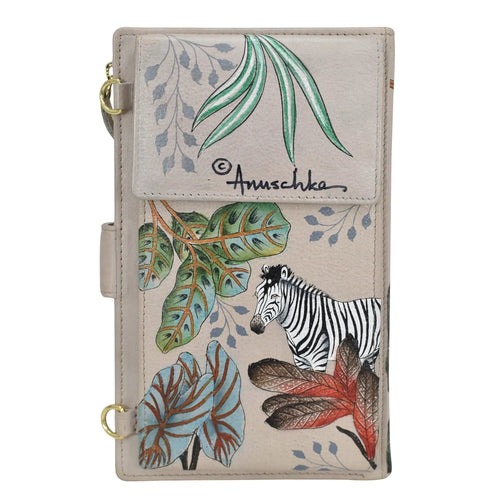 Anuschka African Adventure Cell Phone Case & Wallet