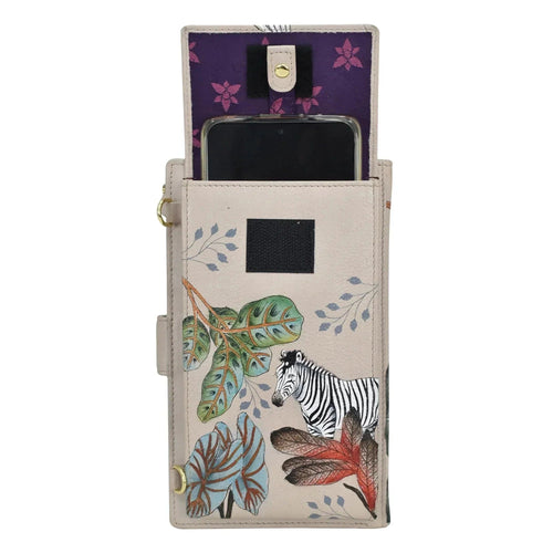 Anuschka African Adventure Cell Phone Case & Wallet