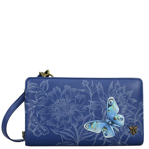 Anuschka Garden of Delights Wallet Crossbody