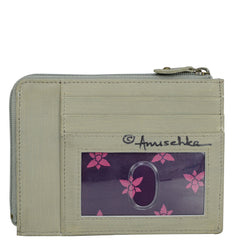 Anuschka Regal Peacock Key Zip Case