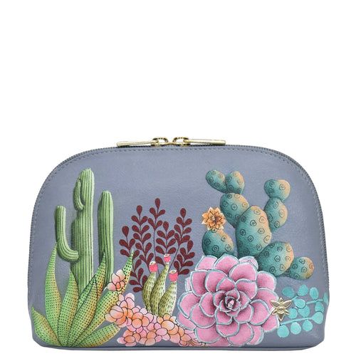 Anuschka Desert Garden Large Cosmetic Pouch