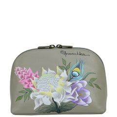 Anuschka Regal Peacock Cosmetic Pouch