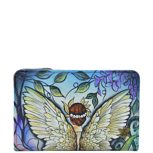 Anuschka Enchanted Garden Small Organizer Wallet