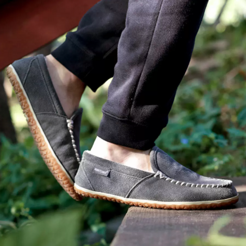 Minnetonka Tilden Slipper - Grey