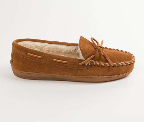 Minnetonka Pile Lined Hardsole - Brown
