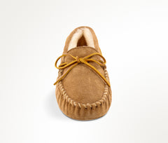 Minnetonka Sheepskin Softsole Slipper - Golden Tan